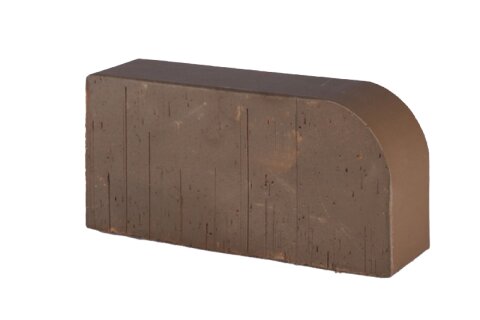 Кирпич полнотелый LODE Лоде brunis Коричневый закругленный  250*120*65 мм F15 М500