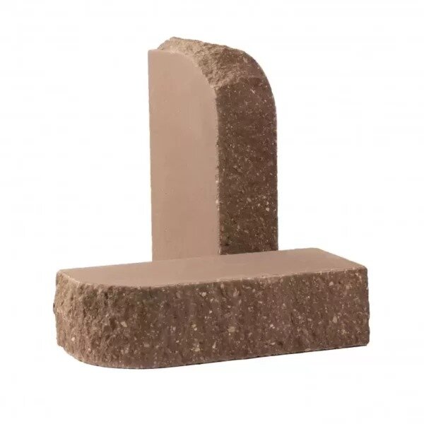 Кирпич гиперпресованный полнотелый КСЛТ-С5 СКРУГЛЕННЫЙ "Шоколад"