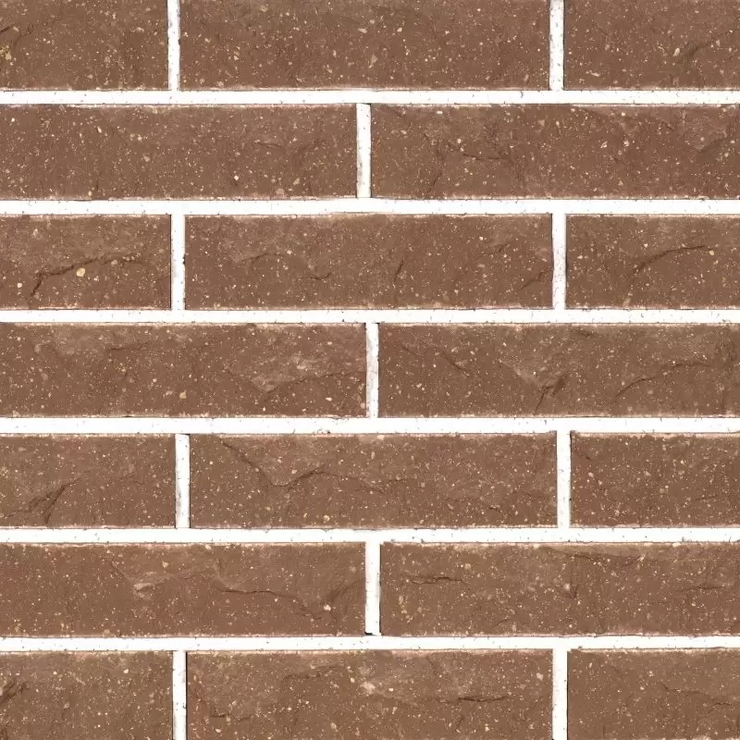 Кирпич гиперпресованный полнотелый КСЛА5 Дикий камень "Шоколад"