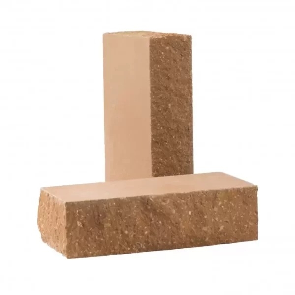 Кирпич гиперпресованный полнотелый КСЛТ3  фактурный тычковый "Латте"