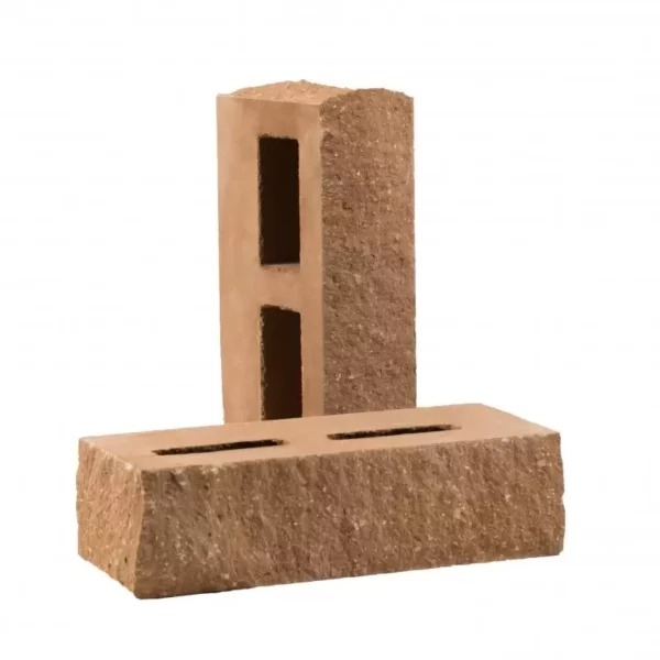 Кирпич гиперпресованный пустотелый КСПТ3  фактурный тычковый "Латте"