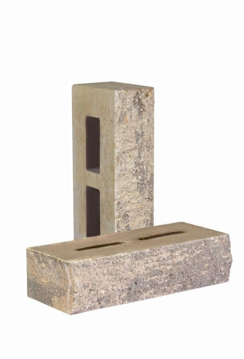 Кирпич гиперпресованный пустотелый КСПФ-М16 фактурный "Серо-черный"